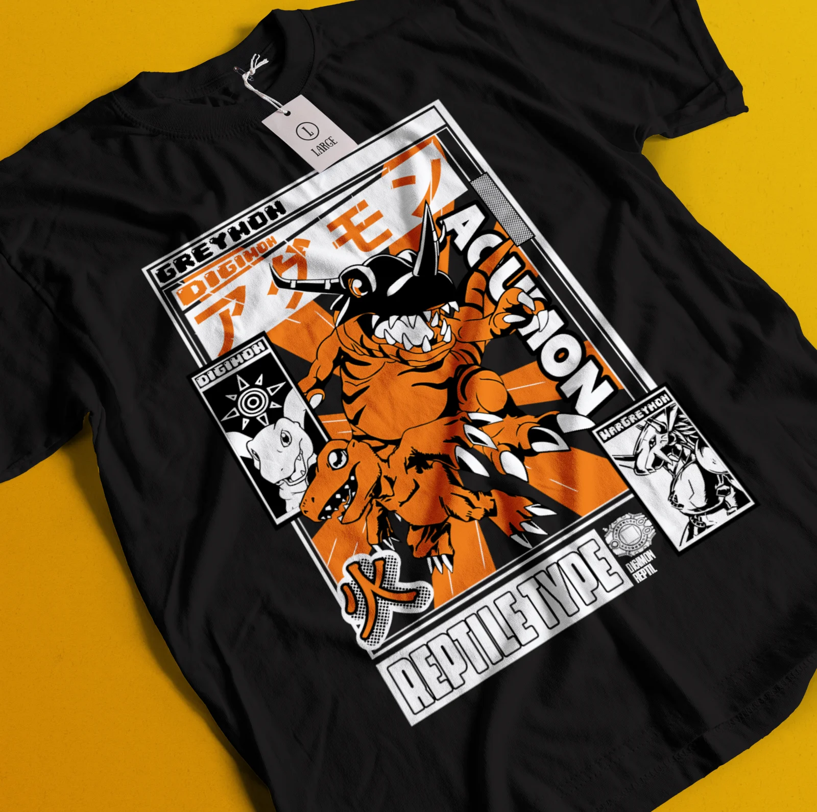 2026 Sommer Digimon Adventure Anime WarGreymon/Agumon Bedrucktes lockeres Kurzarm-T-Shirt aus reiner Baumwolle für Kinder, Unisex Y2k