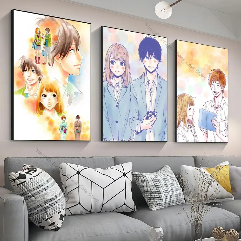 1pc Orange Cartoon Nostalgia Anime Funny Poster Good Quality Prints Vintage Room Home Bar Cafe Decor Aesthetic Art Wall Painting