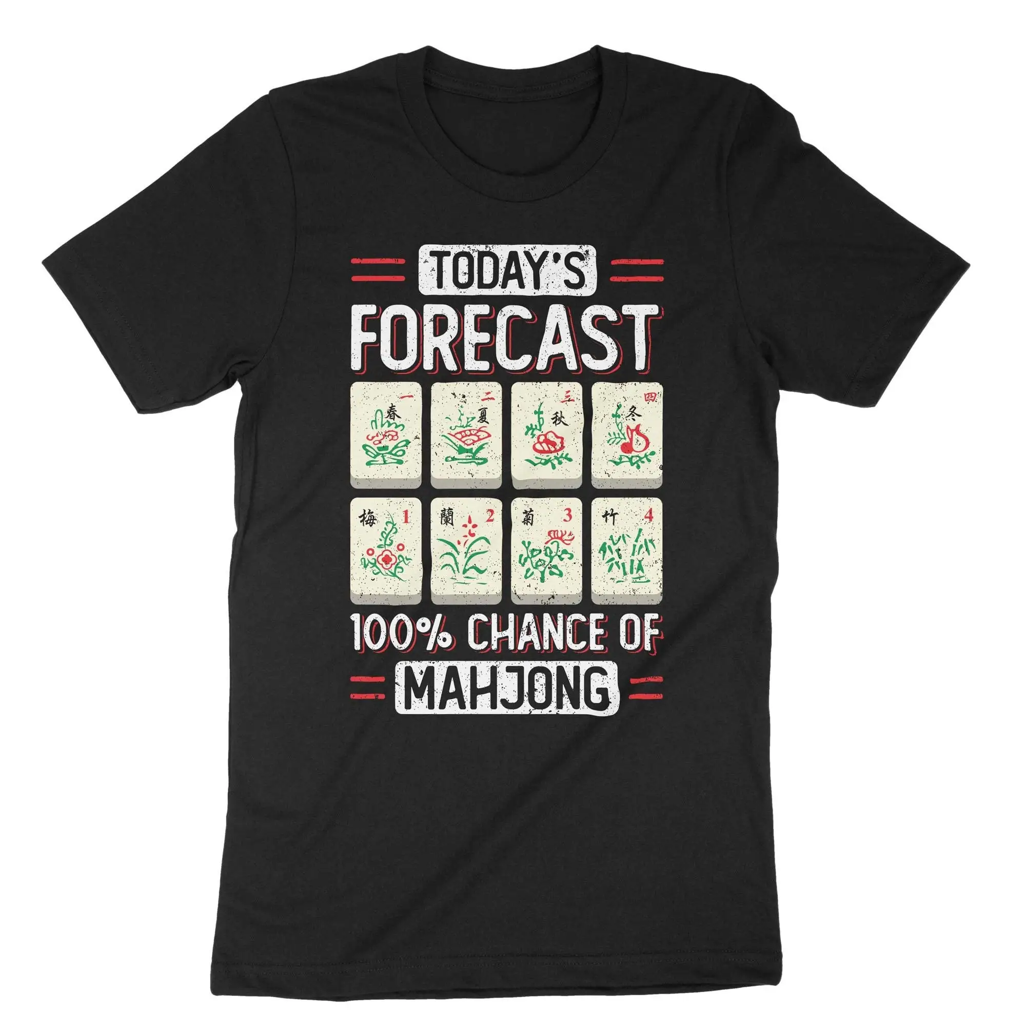 Mahjong Forecast T Shirt S Mah Jong Year Of Tiger Lover