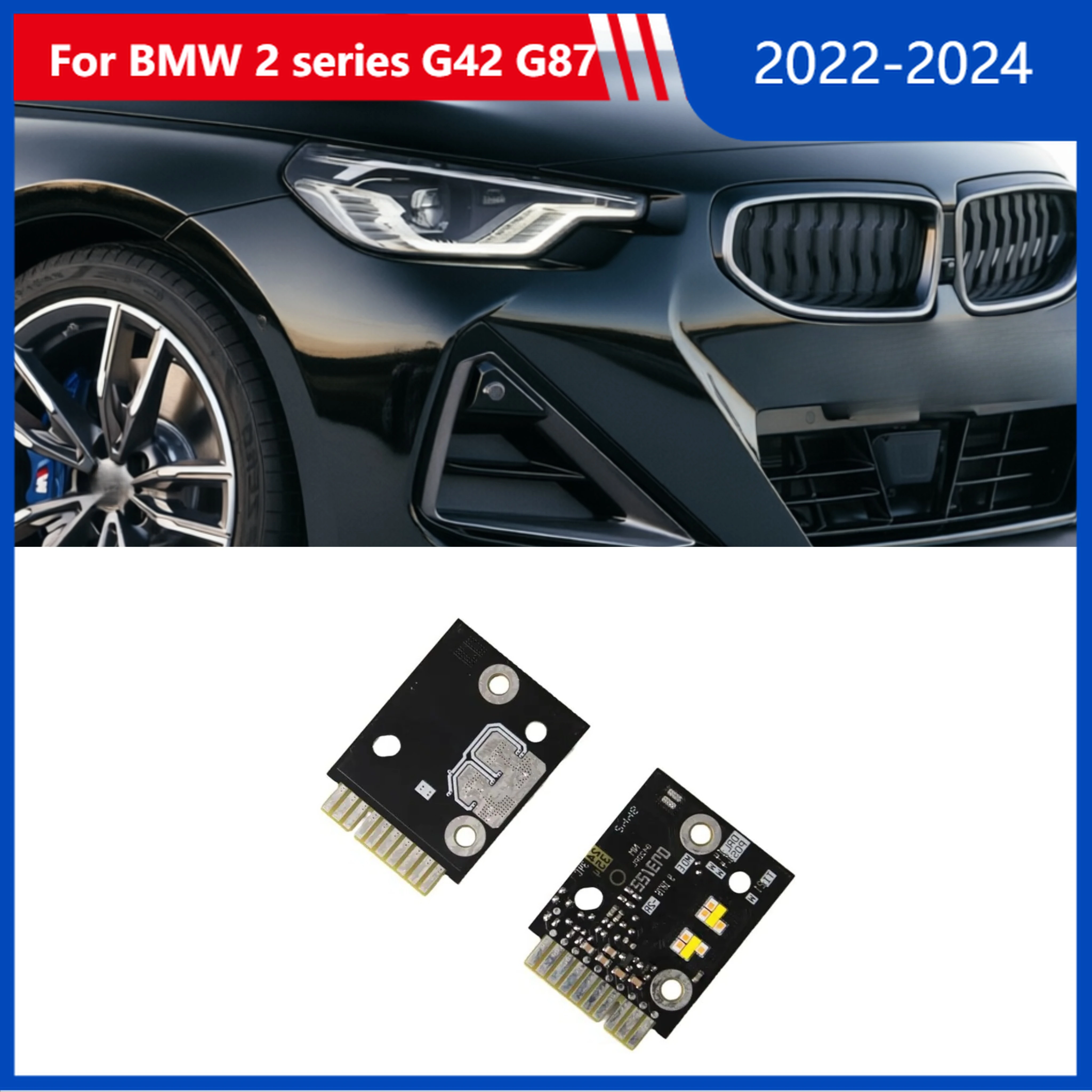 

For BMW 2 series G42 G87 2022-2024 LED Board Chip 63115A043C1 63115A043C2 LED Daytime Running Light LED Chip Turn Signal Board