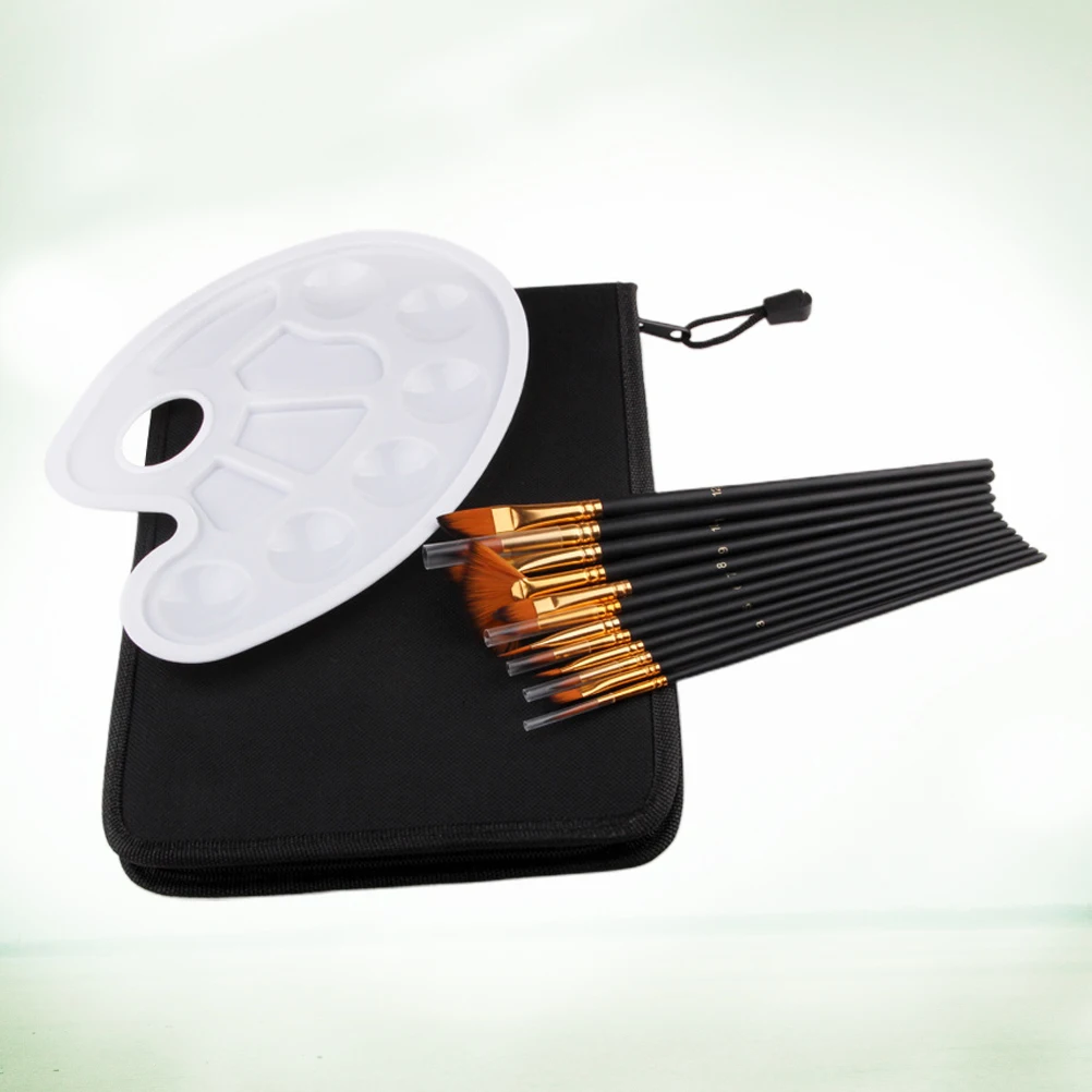 

Professional Painting Brushes Set Ergonomic Design Nylon Hair Strong Water Absorption For Watercolor Gouache Art