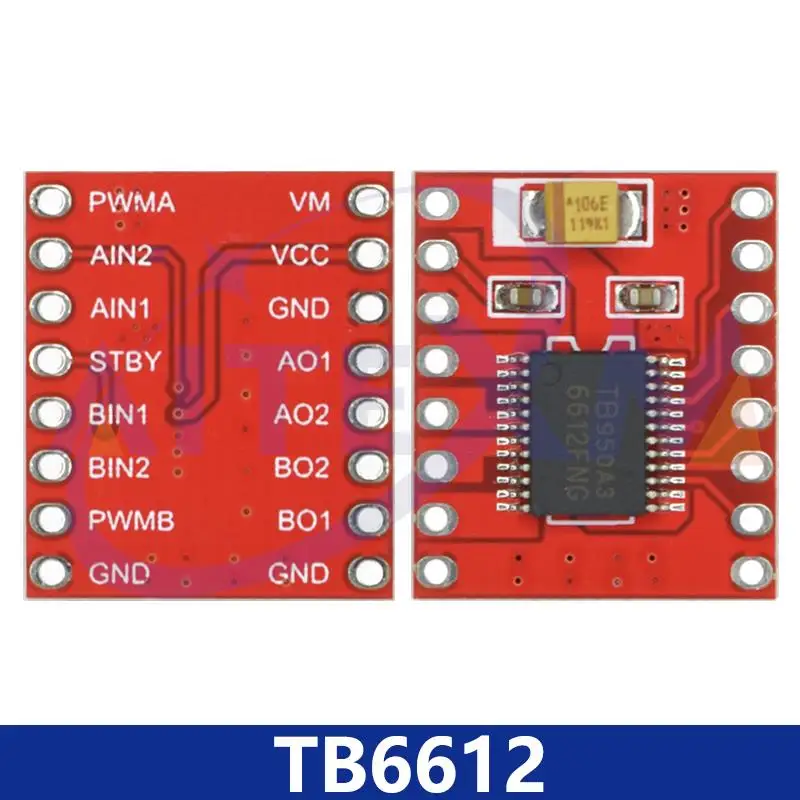 TB6612 DRV8833 Dual Motor Driver 1A TB6612FNG for Arduino Microcontroller Better than L298N