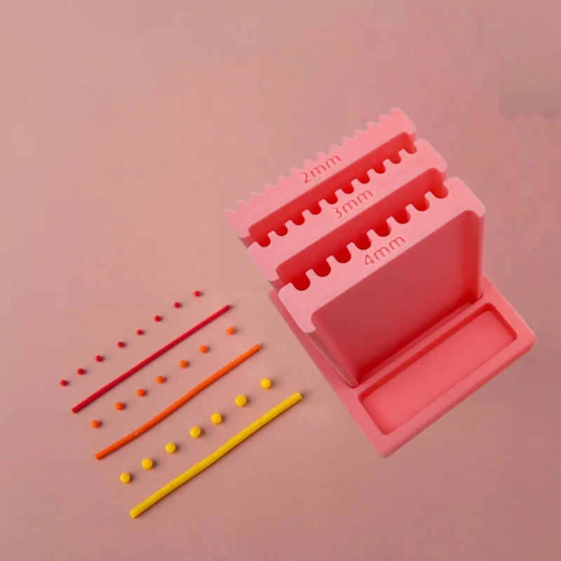 Mini Polymer Clay Bead Maker Set - 2mm 3mm 4mm 5mm Clay Beads Roller Shaping Tool DIY Jewelry Craft Molds for Bracelets Necklace view 5