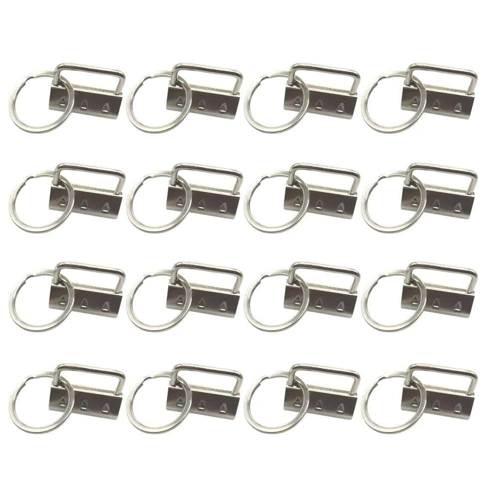 

50 шт. 32-мм металлические застежки-карабины для тканевых брелоков, ремешков, шнурков, аксессуаров для рукоделия и изготовления украшений