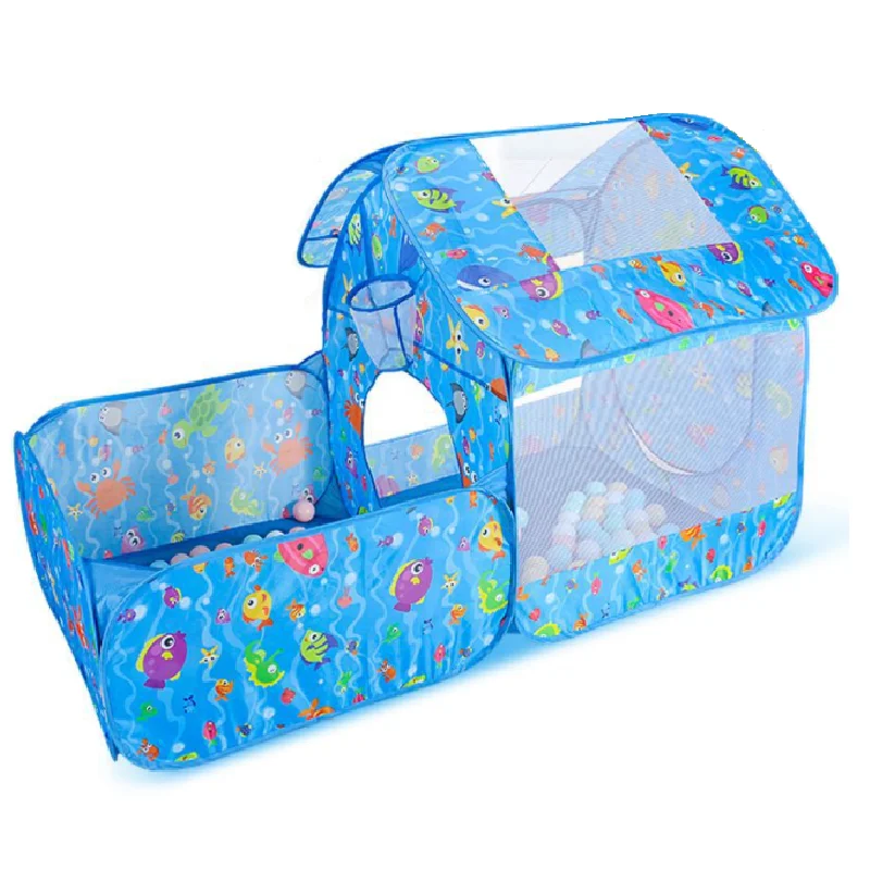 Tenda da gioco portatile per bambini Tenda da gioco per piscina con palline asciutte per bambini all'aperto per interni Tenda da gioco per bambini di nuovo stile senza palla