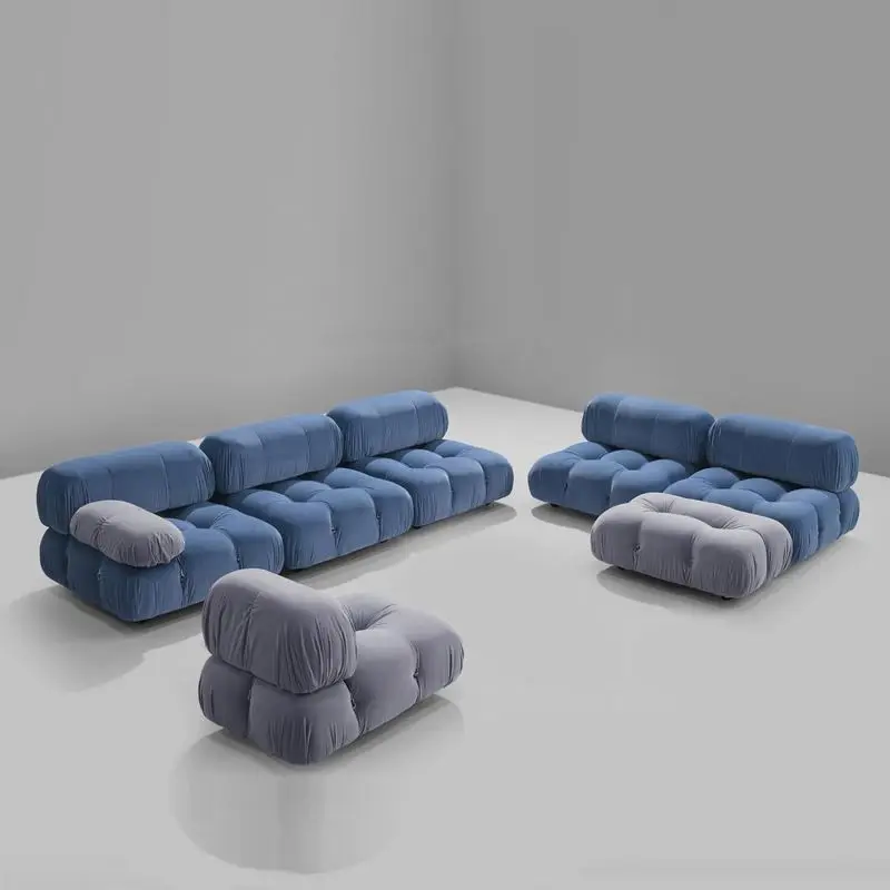 

Modern Modular Sofas Loveseats Living Room Furniture Fabric Sofa Set 7 Seater Sectional Sofa