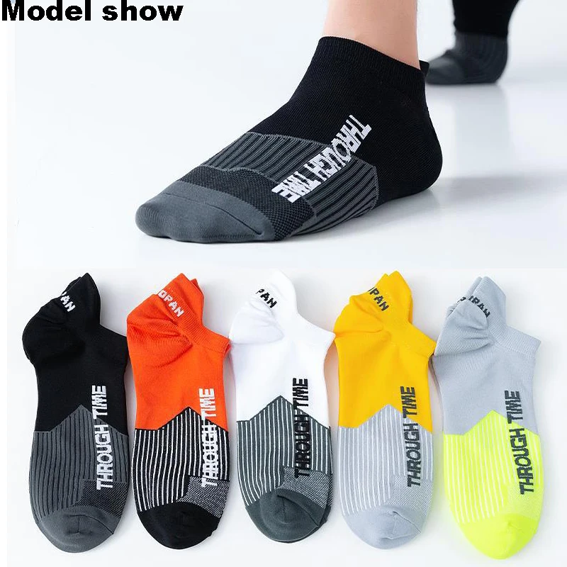 10 Pairs/Lot High Quality Men\'s Ankle Socks Athletic Fitness Running Socks Breathable Spring Summer Mesh Casual Short Sock Gifts