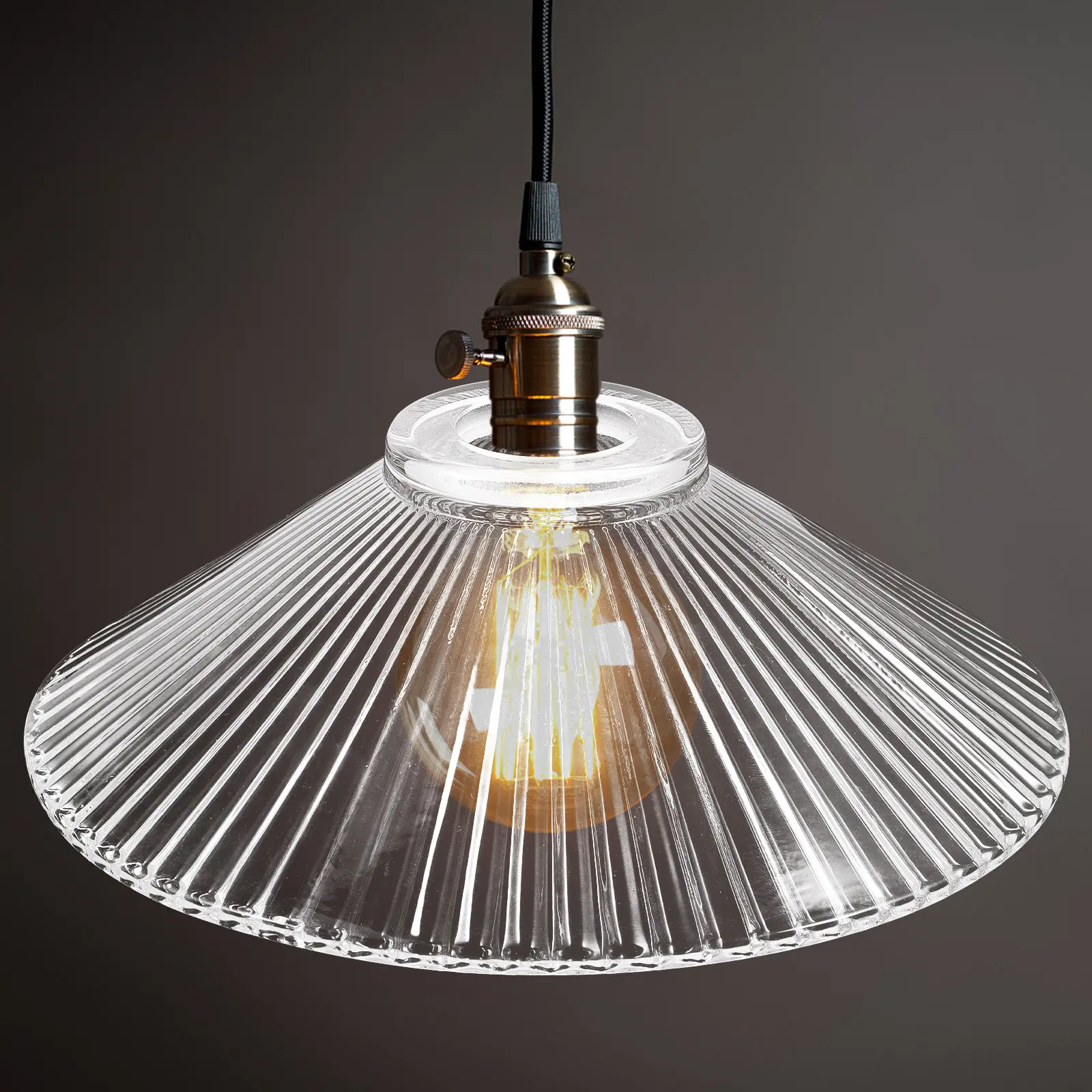 Pendant Light Shade Glass Transparent Heat Resistant Cylinder Clear Hand Blown Lamp Shade for Ceiling Pendant Chandelier Light