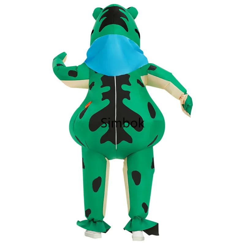 Frog Inflatable Costume Funny Animal Modeling Halloween Role-playing Decorations for Kids Adult Men Women