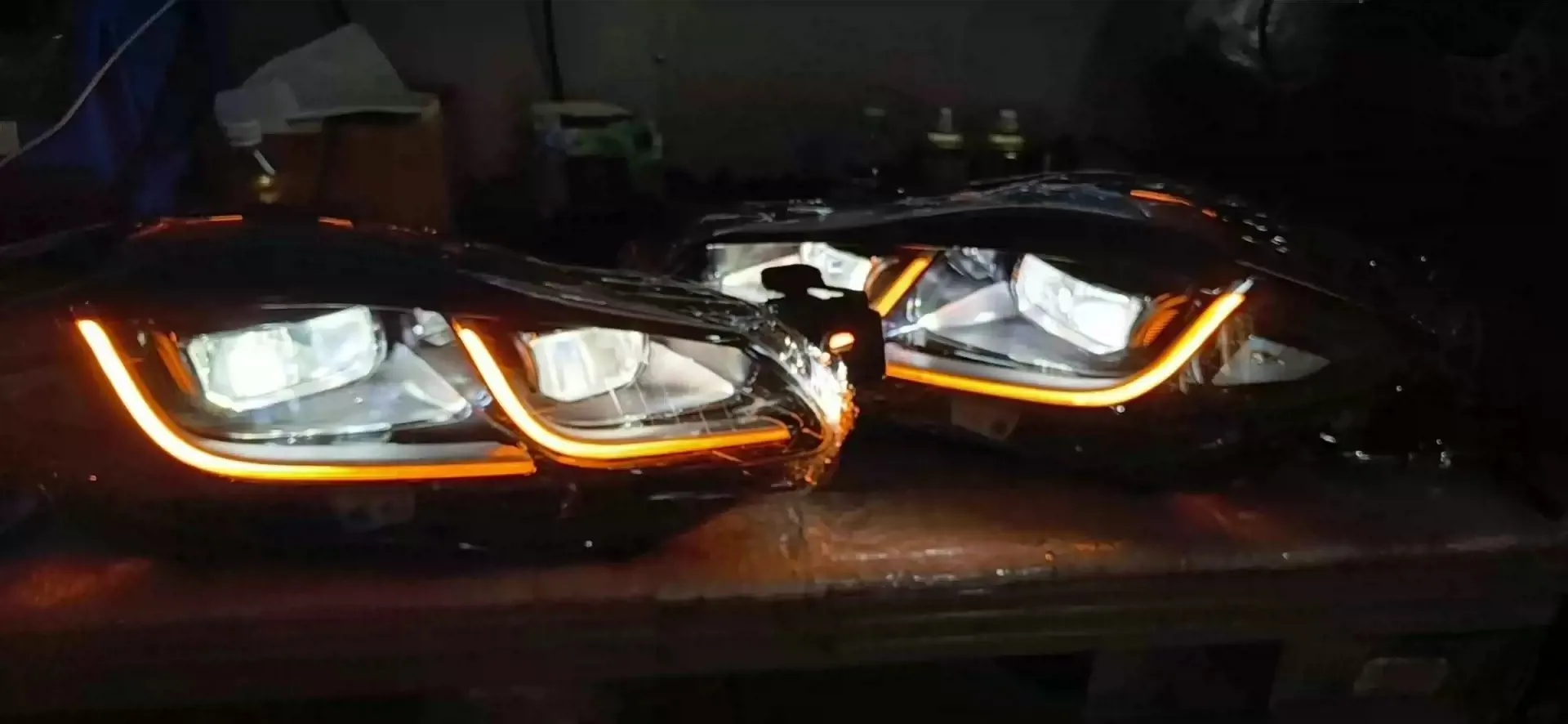 Front headlamp Full Led Headlight for Jaguar XJ L Daytime Running DRL Turn signal