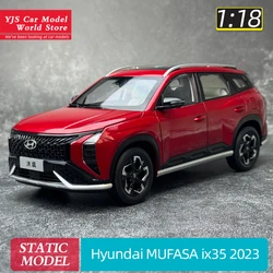 1/18 Hyundai MUFASA  ix35 2023 Upgraded SUV alloy car model Holiday gift Birthday gift Static display collection