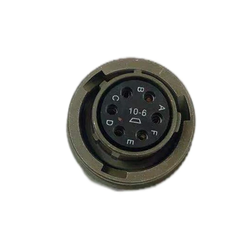 

Military IP67 Brass Gold-Plated Aviation Plug Set: PT06A-10-6S/P & PT06A-10-6S/P(SR) 6-Pin Amphenol Solder Cup Connector​