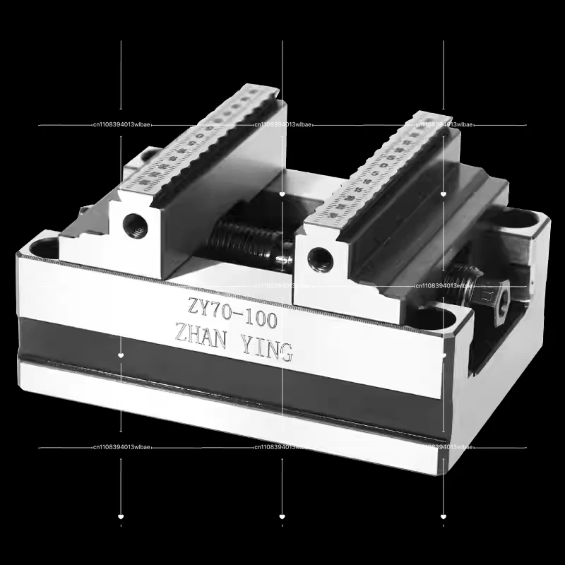 ZY60-80 Turntable Fixture CNC Concentric Vise Self Centering CNC Pliers CNC Machining Center Concentric Flat Pliers Clamp 6-60mm
