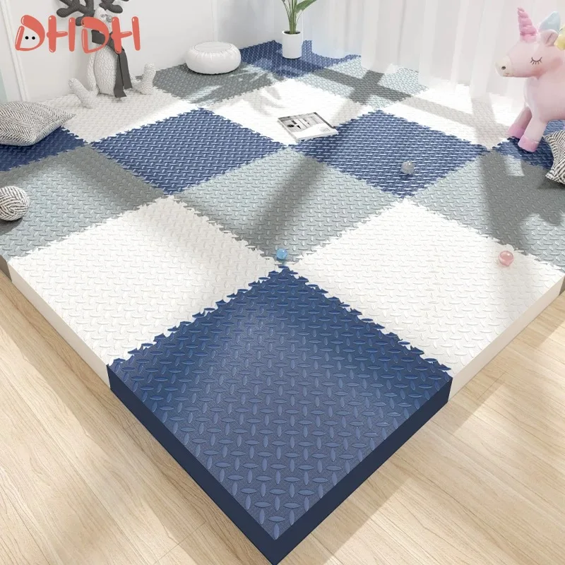 

6Pcs 2.5cm Thick Baby Play Mat Non-Toxic Foam Puzzle Floor Tiles Soft Comfortable Crawling Carpet Mat for Kids Bedroom EVA Mat
