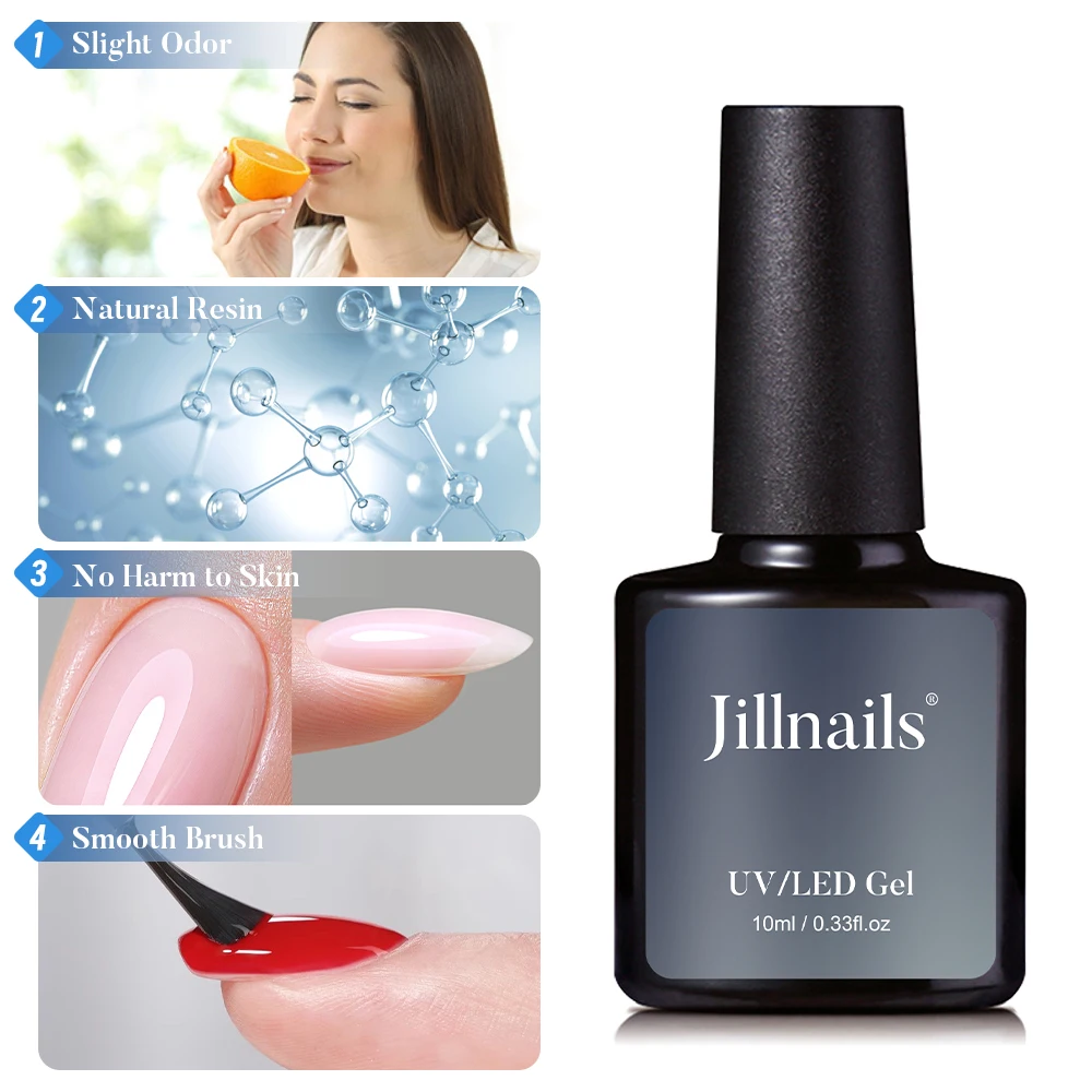 Jillnails น้ำยาปรับผ้านุ่มสำหรับทำความสะอาดหนังกำพร้า60มล. ขวดน้ำยาทาเล็บ