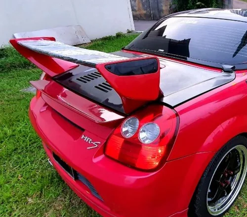 Toyota2000-2006 MRS MR2 ZW30 TRD 스타일 영화 슈퍼 스타 Heckflügel 용 트렁크 스포일러