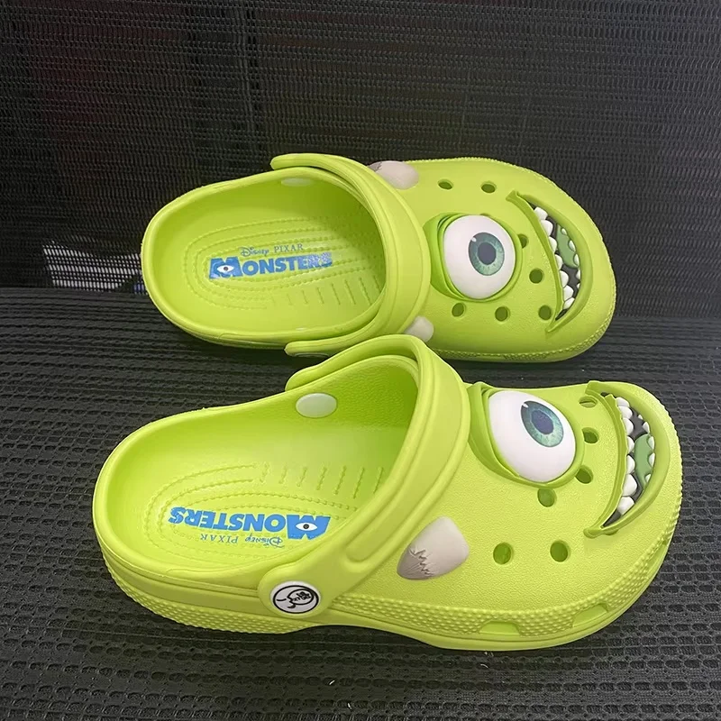 

Cartoon Mike Summer Non-Slip Outdoor Leisure Beach Shoes Monster Big Eyes Hole Slippers Comfortable Sandals Christmas Gift.