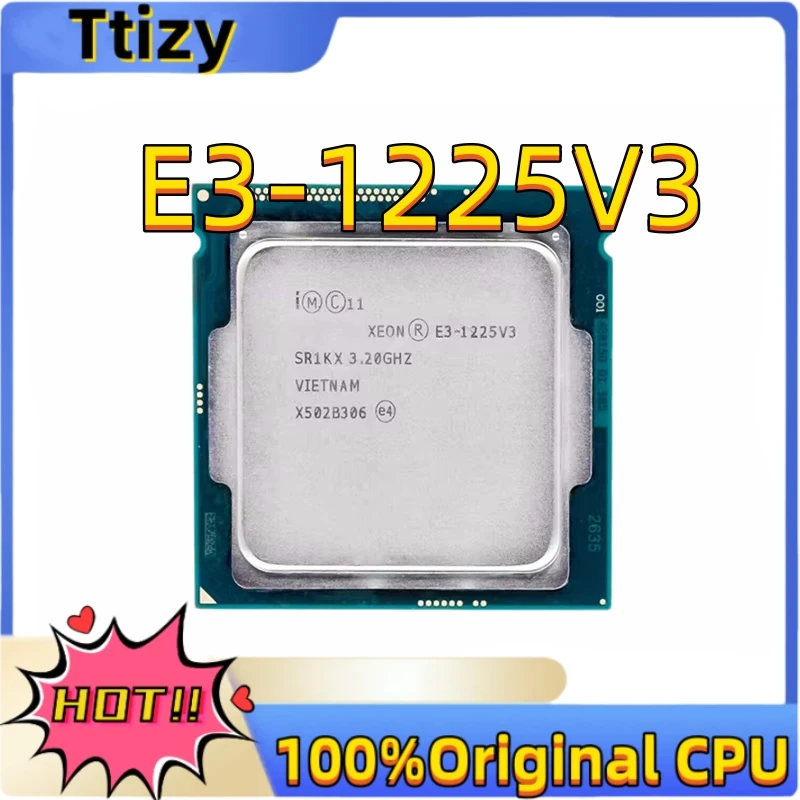 Xeon E3 1225 V3 Processor 3.2GHz 4-Core CPU LGA 1150