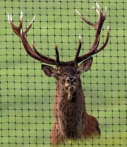 

BestsellerDeer and Animal Fence Barrier Netting (55gr/sq m.) 7.5' x 330' (2.3m x 100m) (mesh 19x19mm) - Folded for Shipping