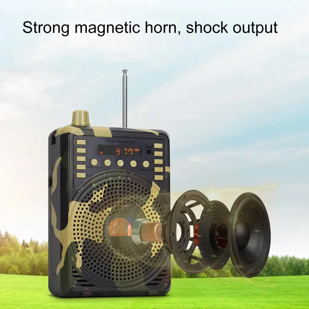 Stable Megaphone Wide Coverage Loud Clear Sound Quality Portable Voice Amplifier Listen to Music