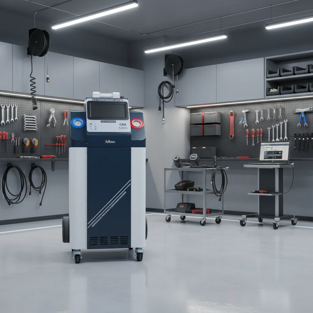 New Arrival Fully Automatic Air Condition Refrigerant Filling and Recovery Machine R134A or R1234YF for Car Maintenance