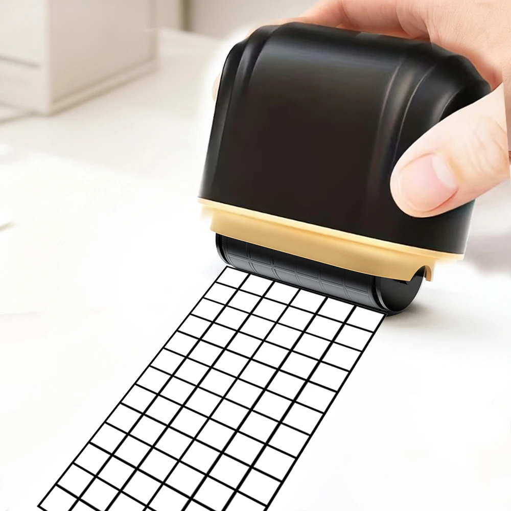 a roller grid stamp handwriting square practice teacher stamp math practice tool blue stamp classroom teaching stamp view 6