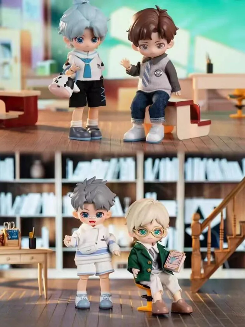 2025 New PEETSOON Male Classmate Series Blind Box Mystery Box 1/12 Bjd Obtisu1 Dolls Kawaii Cute Action Anime Figure Toys Gift