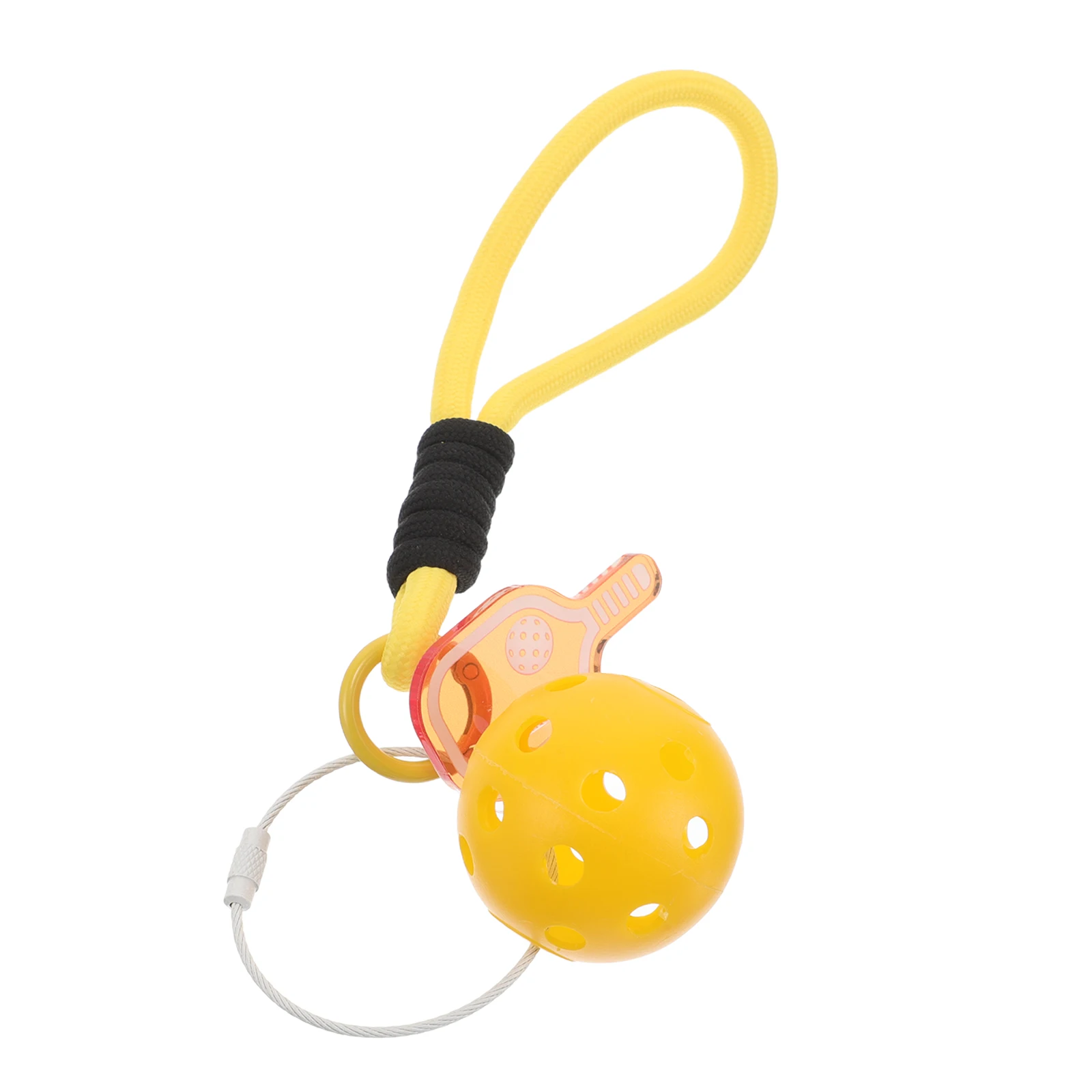 

Creative Pickleball Keychain Mini Sports Key Ring Durable Charm Decorative Accessories Lightweight Portable Funny Pickleball