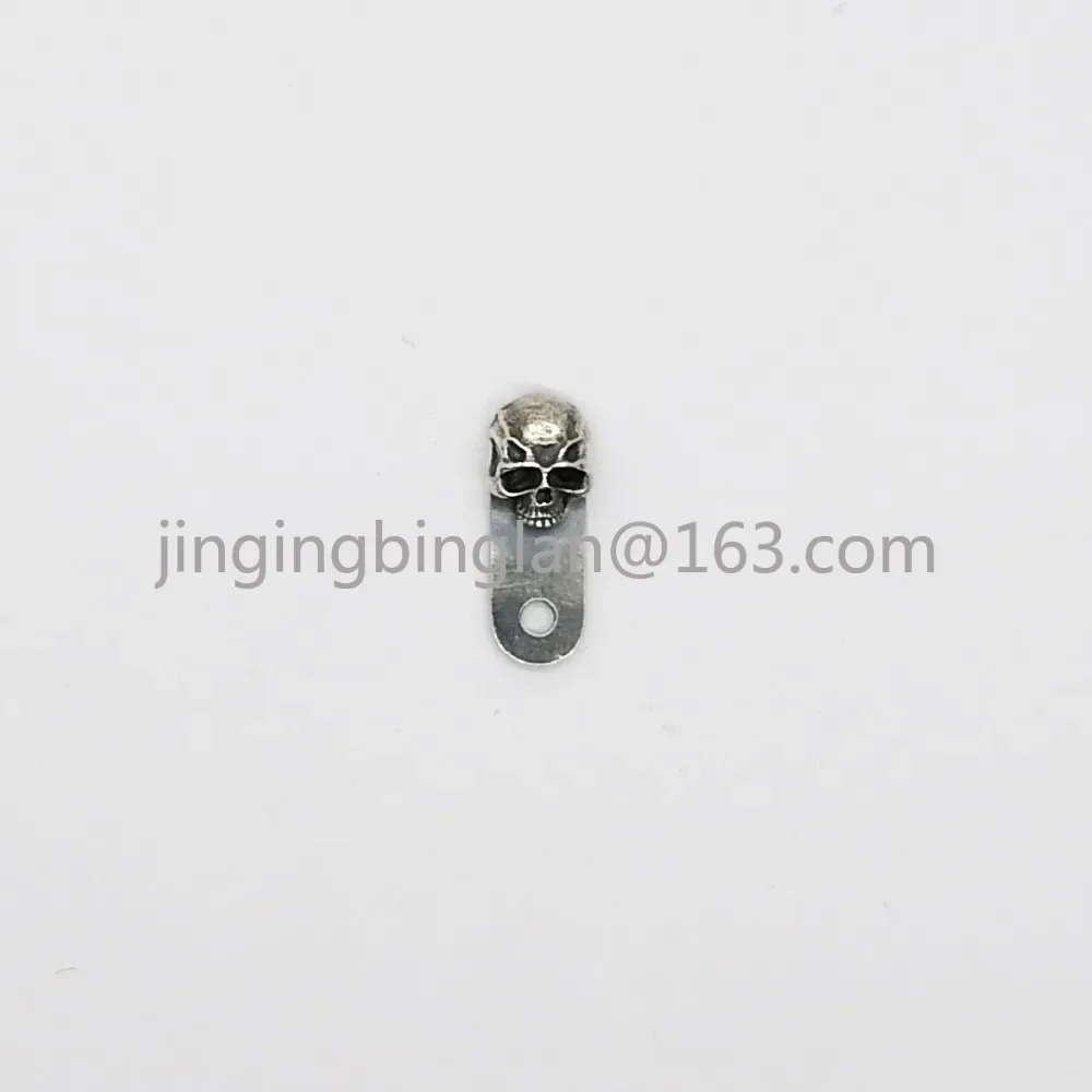 

1 Piece Hand Made Silver Skull Filler Tab for Hinderer XM18 3.5''