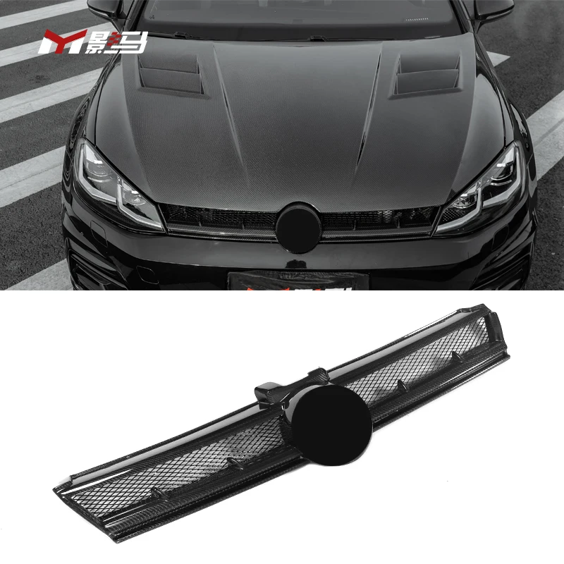 Aspec Carbon Fiber MK7 Front Bumper Grille for VW Volkswagen Golf7 7.5 MK7 MK7.5 2013-2020