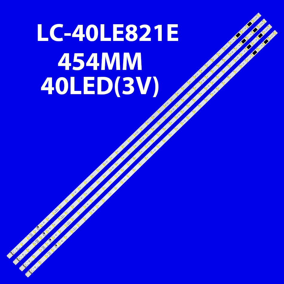 LED Backlight Strips For Sharp LC-40LE821E LC-40LE810E LC-40LE811E LC-40LE812E LC-40LE820E LK400D3LWF2Y RUNTK K4462TP