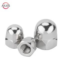 UNC Inch Hex Decorative Cover Semicircle Dome Cap Acorn Nuts 6# 8# 10# 4/1 5/16 3/8 7/16 1/2 5/8 3/4 304 Stainless Steel