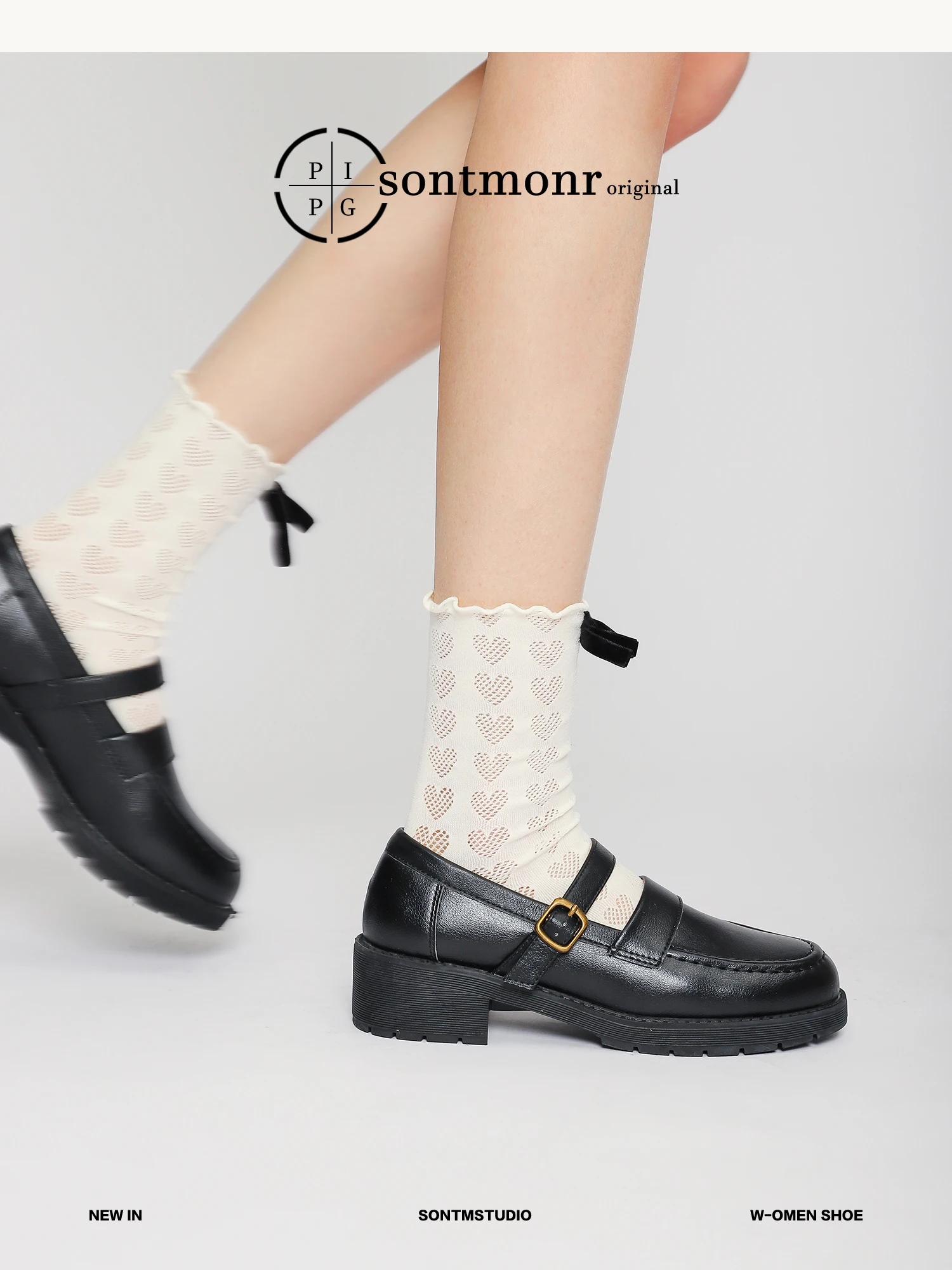 genuine-leather-thick-heel-college-style-mary-janes-women's-shoes-comfortable-synthetic-inner-rubber-outsole-round-toe