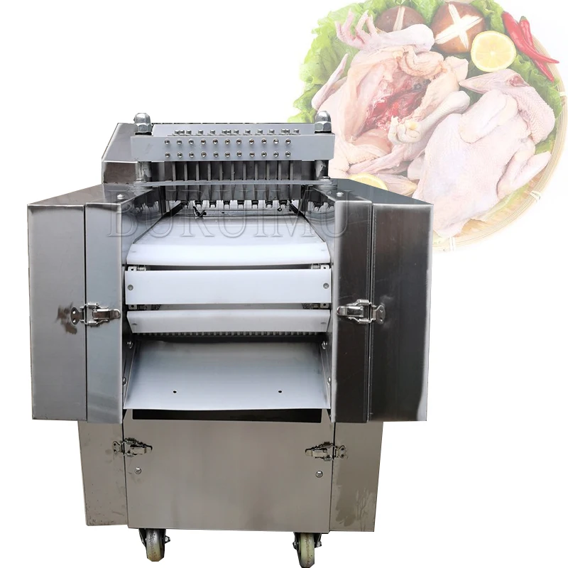 

Full Automatic Frozen Meat Cube Slicing Machine Beef Sheep Pork Meat Cutting Slicer Machine with Hot Pot