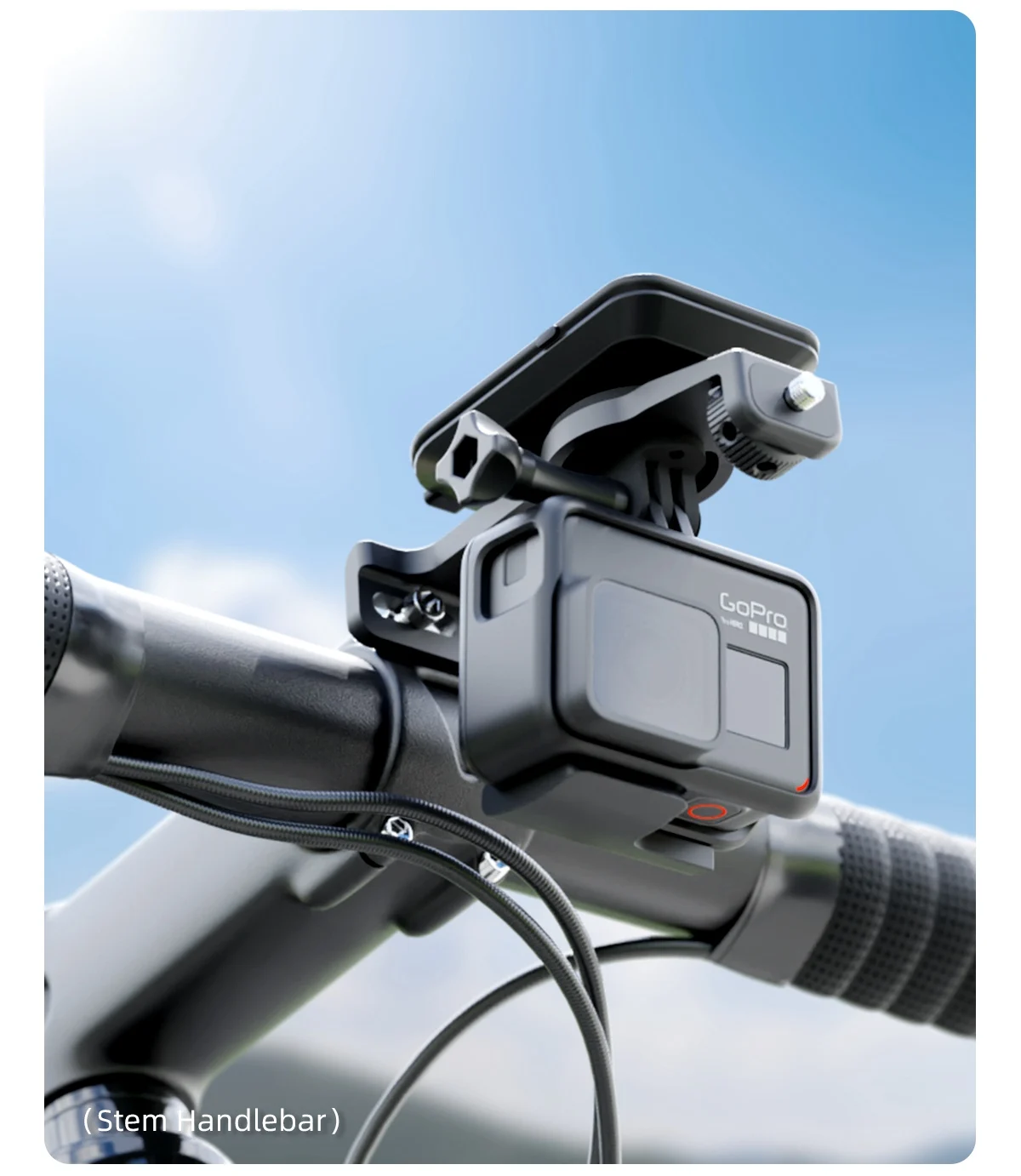 CYCLAMI 360 drehbare Halterung für Go Pro 8–13 Insta360 One X2 X3 X4 DJI Kamerazubehör Fahrradhalterung für IGS Garmin XOSS – Detail 9