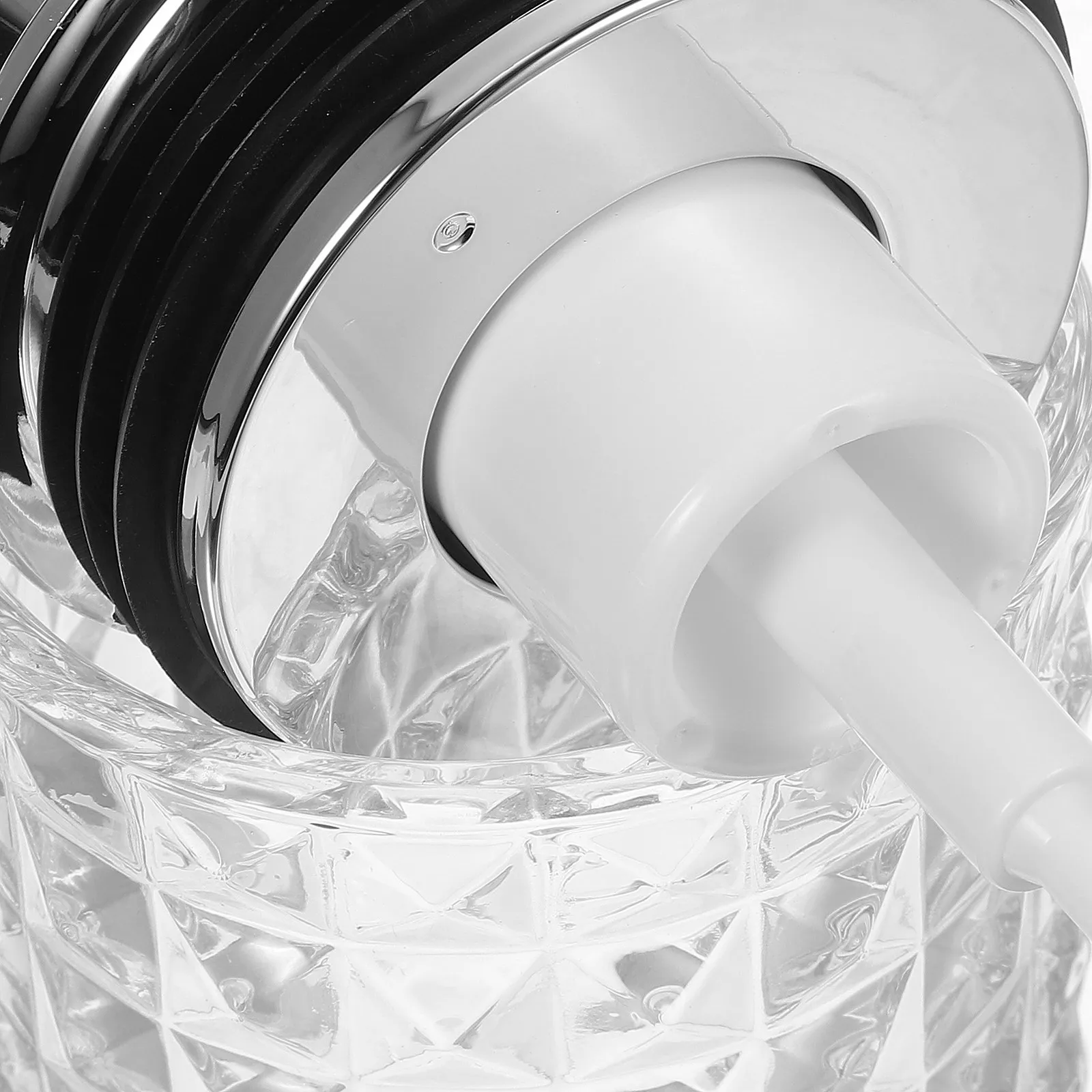 

Диспенсер для мыла стеклянный с помпой, с алмазной текстурой, устойчивое утолщенное основание, для шампуня, геля для душа, средства для умывания, моющего средства для посуды, для путешествий