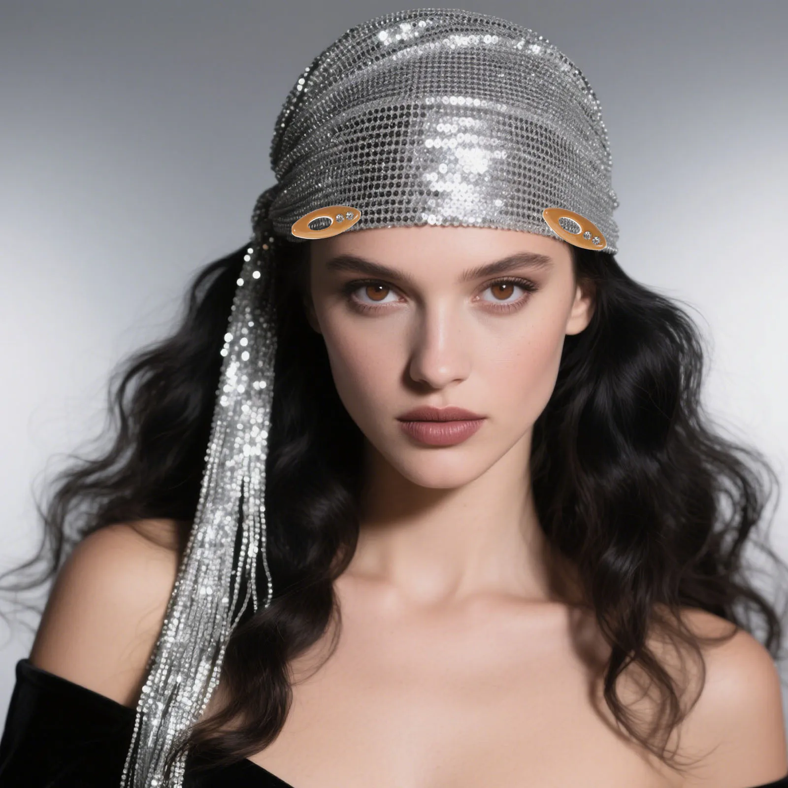 

12Pcs Scarf Pins Rhinestone Safety Brooches Plastic Headscarf Clips Sweater Shawl Clothing Accessories Scarf Rings Clip