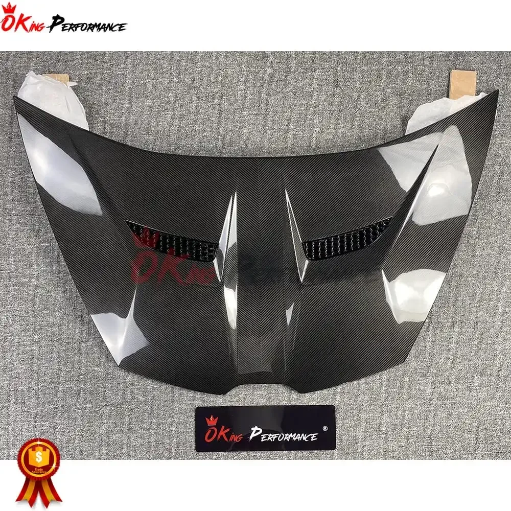 FULL Dry Carbon Fiber Vorstein Style Hood For Lamborghini Huracan Engine Bonnet