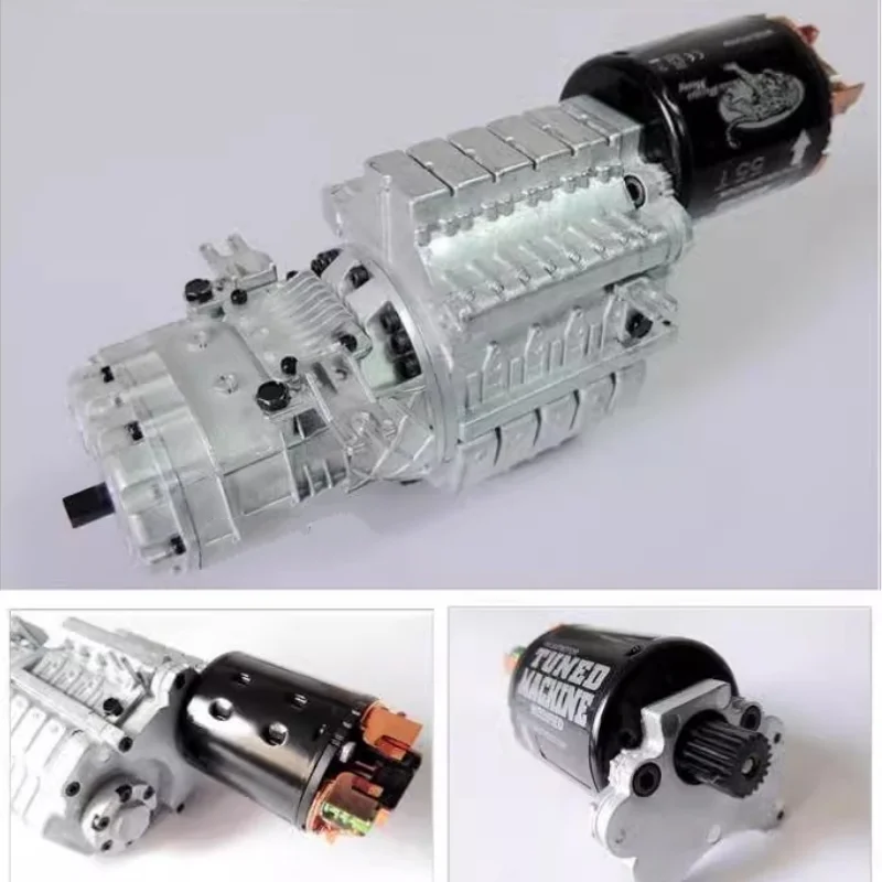 

Tamiya Automatic Continuously Variable Transmission for Tamiya 1/14 Truck Scania 770s Benz Actros Volvo MAN RC Tractor Trailer