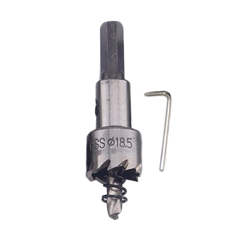 For Stainless Steel Wood Drill Bit HSS Hole Cutter Lock Installation Black High Speed Steel Hole Opener Bits Drill
