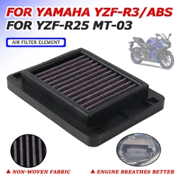 For YAMAHA YZF-R3 ABS YZF-R25 MT-03 2022 2023 Motorcycle Accessories Air Filter Intake Cleaner Air Element Cleaner Spare Parts