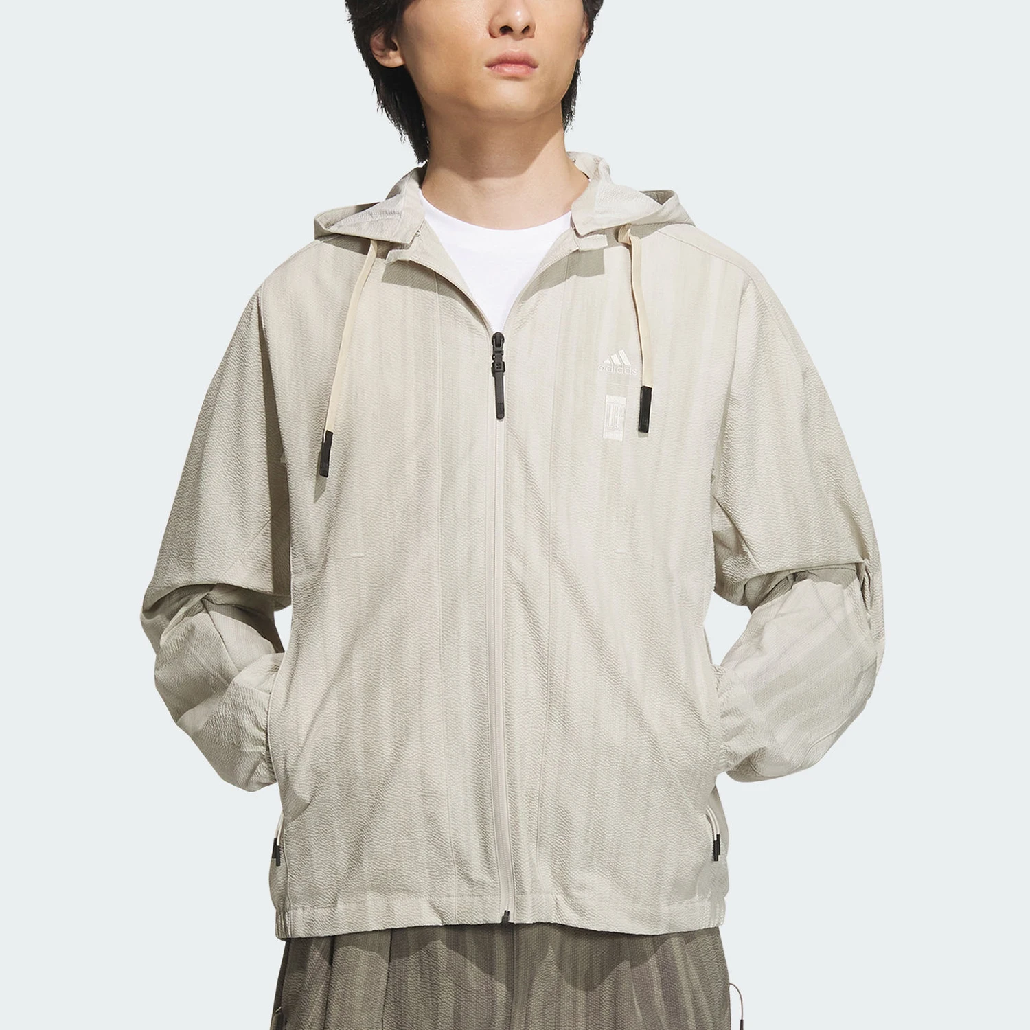 

Официальная весенняя мужская спортивная куртка с капюшоном Adidas Wuji IW1512