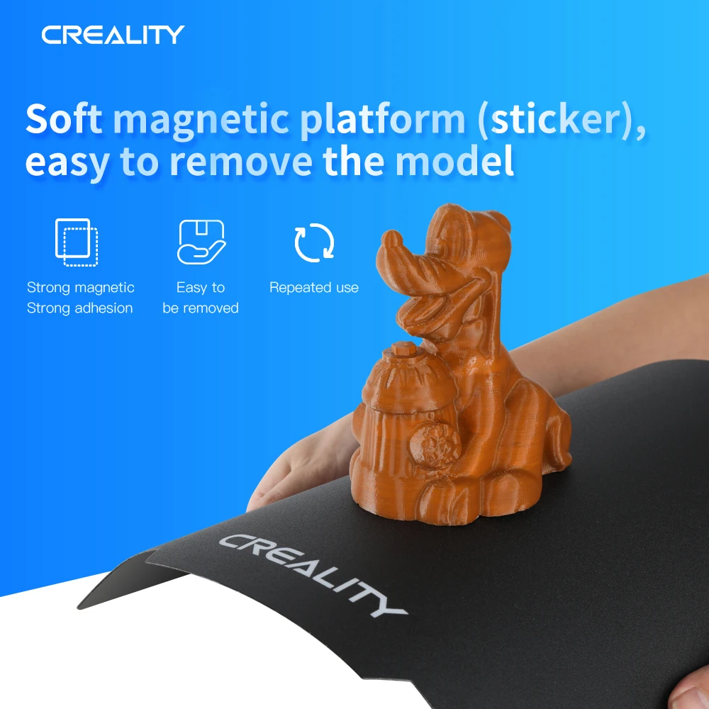 Creality Ender 3 Soft Magnetic Sticker Plate 235*235*1MM for Ender 3/3 V2/3 Pro/3 S1/Pro/ Ender-5/5S/5Pro 3D Printer Accessories