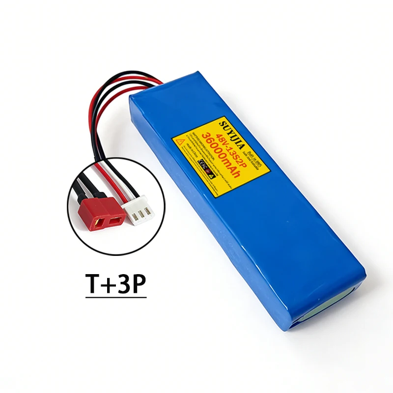 48V-13S2P 36000mAh new18650 lithiumbatterijpakket met ingebouwde 13S2P BMS-beschermingsplaat geschikt voor elektrische scooterbatterijen