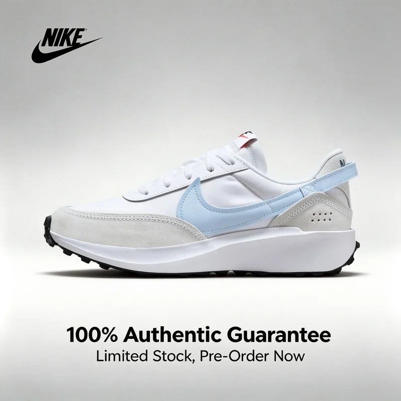 Nike Waffle sneakers, retro style, durable, and lightweight, model DH9523-105