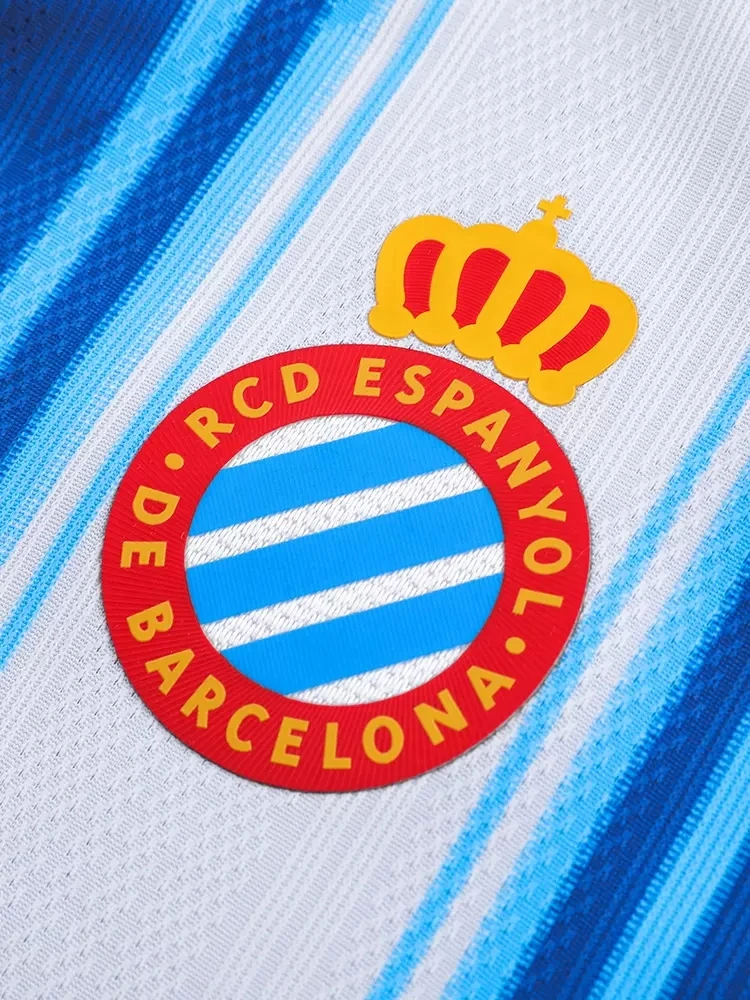 KELME-Camiseta de fútbol de Primera división española, Jersey de jugador Wu Lei n ° 7, 22-23, RCD Espanyol