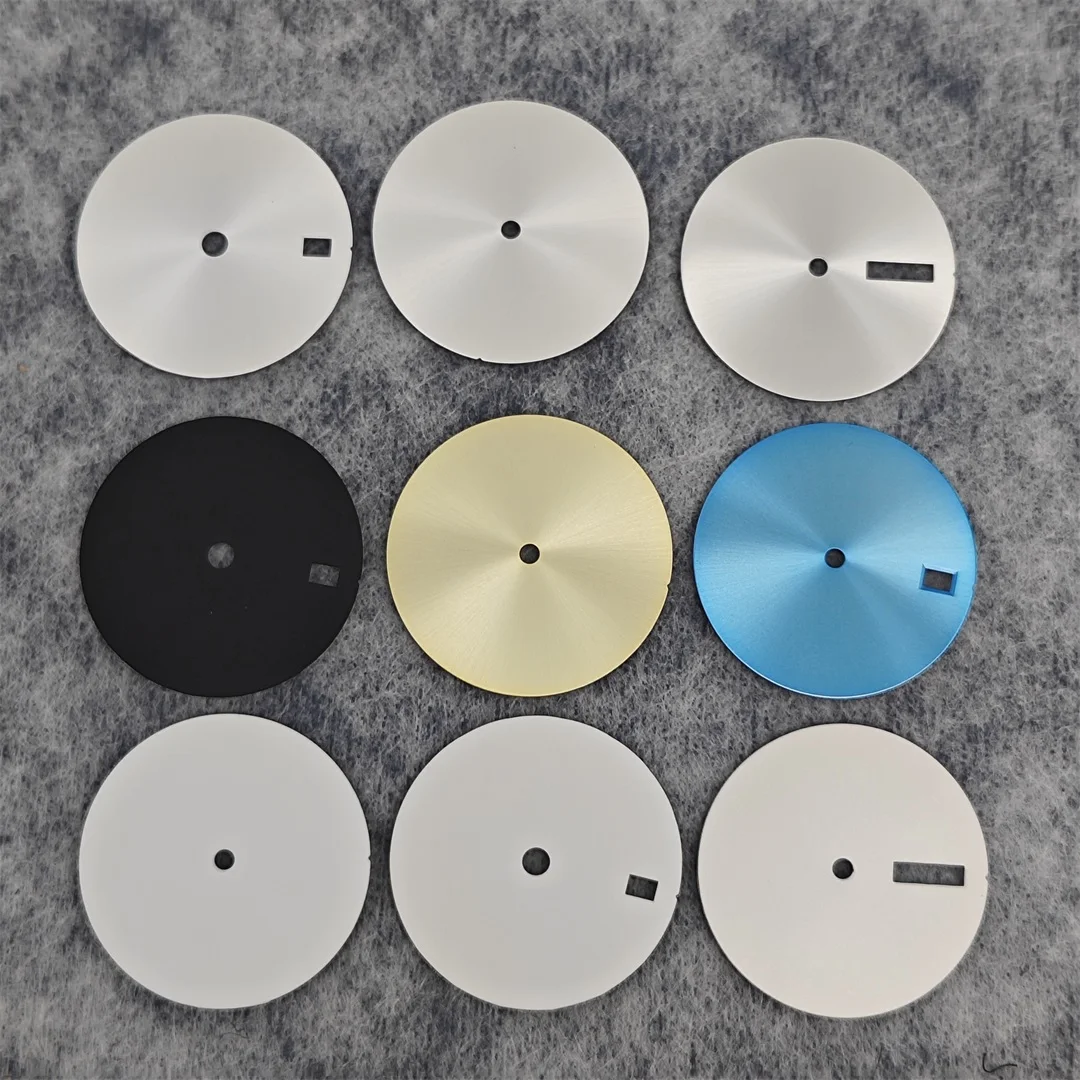 28.5mm Watch Dial Solid Colored Watch Face DIY Watch Replacement Parts Accessories AP Faces Fit NH35/NH36 Movement