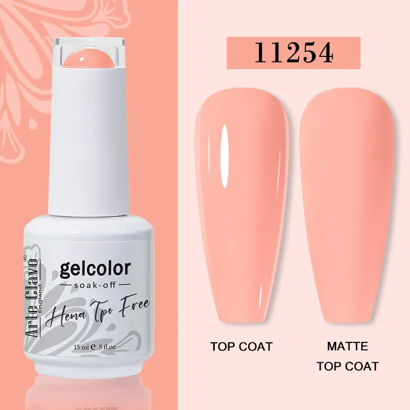 Arte Clavo 116 Kleuren Gel Nagellak 15 ml Kleurrijke Gel Semi Permanente Losweken UV Gel Nail Art DIY Ontwerp vernis Nagelbenodigdheden