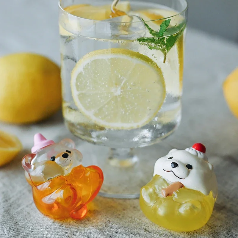 الأوراسي قضاعة غاشابون جيلي الحيوان Kawaii جمع سطح المكتب زخرفة عمل نموذج لجسم اللعب