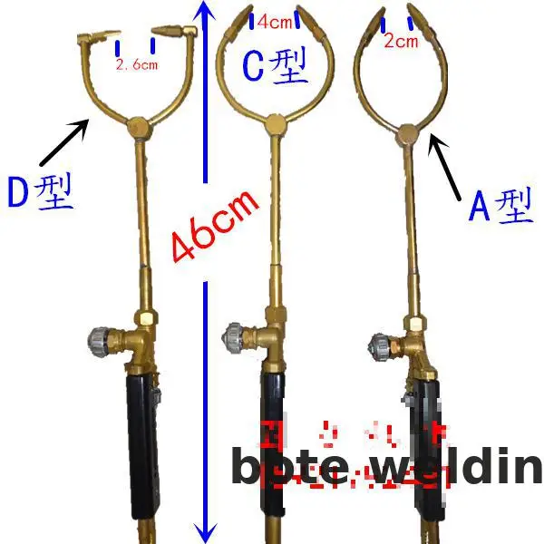 High Quality H01-6 oxygen-acetylene oxygen-propane welding torch soldering gun Double Head For Air Conditioner Refrigerator